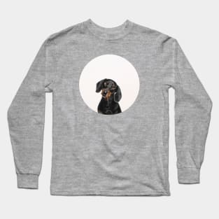 Dachsy the Dachshound Dog Long Sleeve T-Shirt